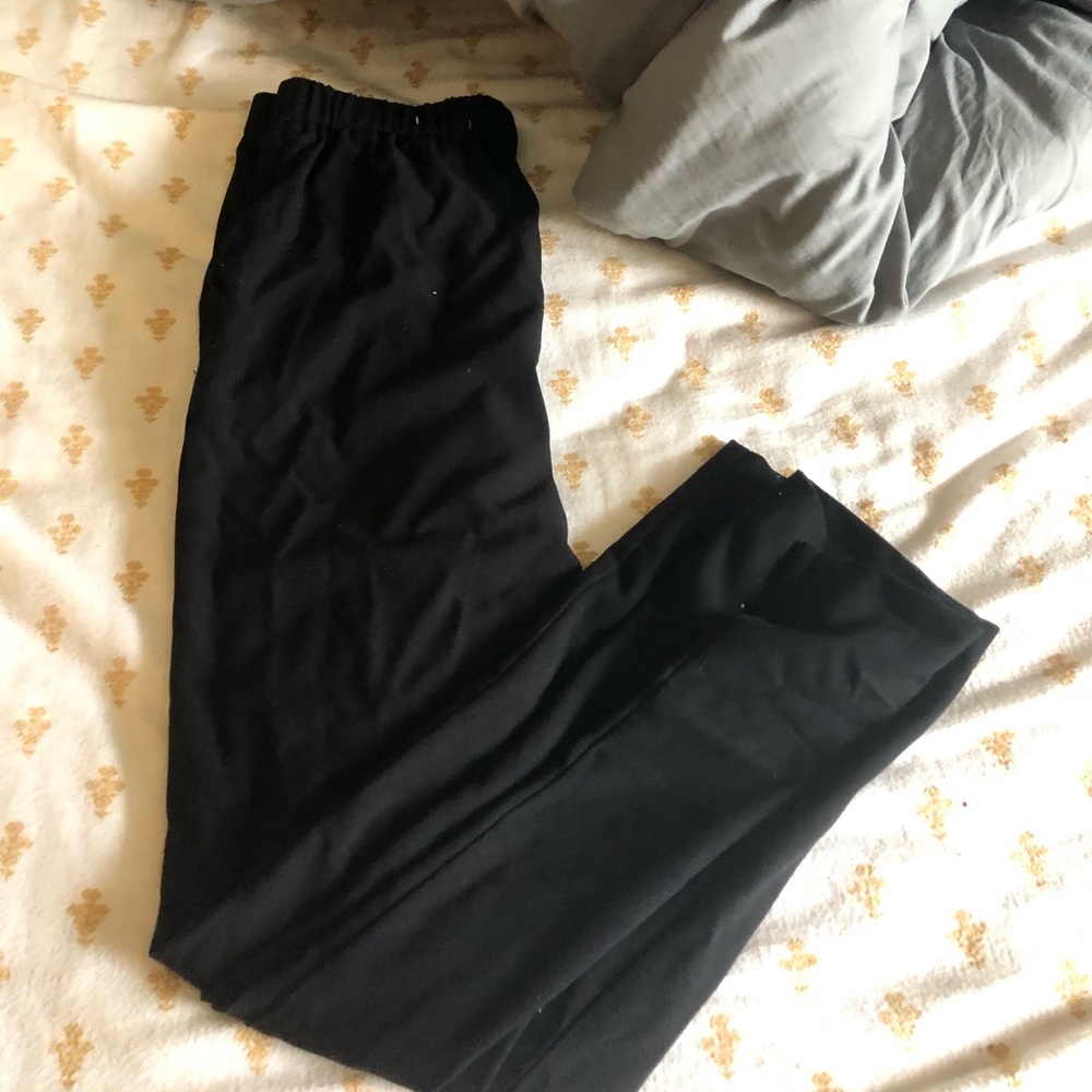 black pants